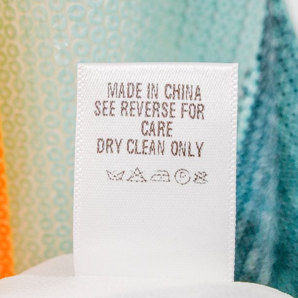 Olivia Rubin Penelope Rainbow Stripe Sequin Skirt - Picture 8 of 9